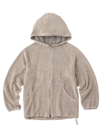 リネンパイルジップパーカ/ライトベージュ(051)