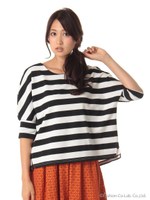 後ＺＩＰ太ボーダーＰＯ/ブラック