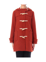 変り織ダッフルコート/ライトオレンジ(066)