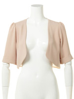 JPRD ノーカラー ボレロ/BLACK