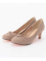 ひねりデザインパンプス/ブラック(019)