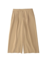 タック入りガウチョパンツ/ネイビー(093)