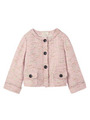ツイードノーカラージャケット/ピンク系(070)