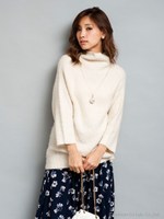 ブラッシュニット/カーキ