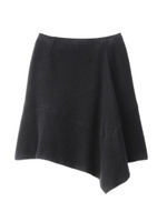 変形フレアスカート/ダークグレー(013)