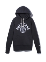 AMERICANA 裏起毛フロッキーロゴパーカー/グレー(012)