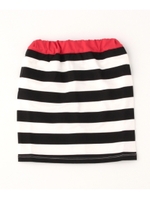 GENERATOR ボーダーペンシルスカート/ブラック(319)