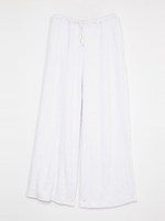 【IKUMI】RIB PANTS/ブラック