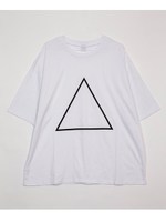 【IKUMI】△PRINT T/ホワイト