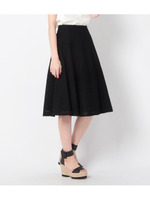 スクエアエンブロイダリー フレアスカート/ホワイト(001)