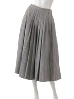 ランダムタックパンツ/チャコール(無地)