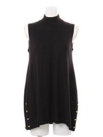 裾金釦ノースリKT/ダークオレンジ