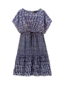千鳥グラデーションワンピース/ブルー(192)