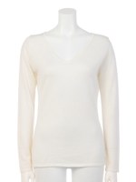 EXTRAニットVネックTOP/D/PNK