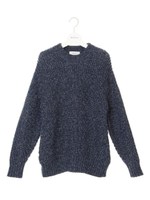 MIXニットプルオーバー/NVY