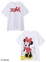 【Disney Collection】MINNIE HAND IN HAND S/S MENS TEE/BLACK