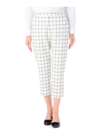 ウィンドウペンチェックパンツ/ホワイト(202)