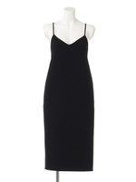 キャミＩラインワンピース/ブラック