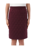 キルティングタイトスカート/ボルドー(064)