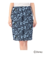 コミカルストレッチデニムスカート(シンデレラ)/ネイビー系(093)