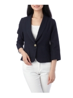 ショールカラーJKジャケット/ネイビー(093)