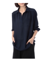 ジョ-ゼットブラウス/オフホワイト(003)