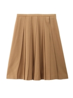 ソフトウールジョーゼットスカート/ブラック(019)