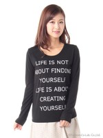 ロゴロンT/カーキ