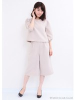 起毛ウールセットアップ/アイボリー