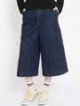 BIG POCKET DENIM GAUCHO PANT/インディゴ