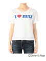 I Love MU Tシャツ/ホワイト(004)