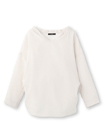 ひねり衿天竺切り替えプルオーバー/カーキ(014)