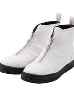 ジップハイカットスニーカー/ホワイト(001)