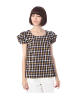 ツイスト袖ブラウス/ネイビー(793)