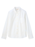 ナローカラーワンポケットシャツ/ホワイト(001)