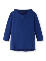 ロイヤルポンチ異素材プルオーバー/ブラック(019)