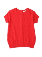 前後リバーシブルニットプルオーバー/レッド(062)