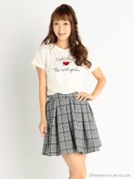 【Tralala】ハートアロードッキングワンピース/ホワイト