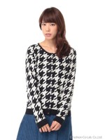 ガンガンカーディガン ビッグ千鳥/Black