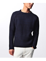 サイドラインニット/ブラウン(042)