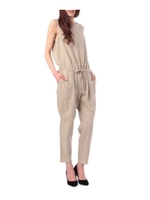 ノースリーブオールインワン/ダークグリーン(023)