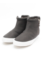 ボアレザー調ハイカットスニーカー/キャメル(041)