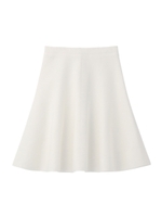 ミディ丈Aラインスカート/ホワイト(002)