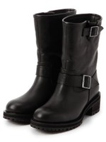 BBC エンジニアショートブーツ40/BLACK
