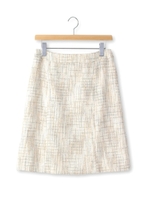 ツイードフレアスカート/ベージュ(452)