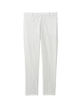 ナローストライプ九分丈テーパードパンツ/オフホワイト(303)