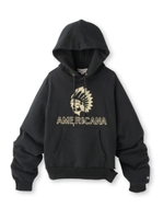 AMERICANA ダメージビッグパーカー/ブラック(019)