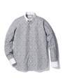 「SOMELOS」クレリックボタンダウンシャツ/ダークグレー(413)