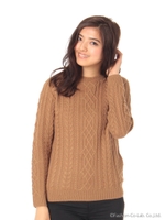 ５Ｇケーブルニット/ホワイト