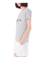 メガネモチーフTシャツ/オフホワイト(303)